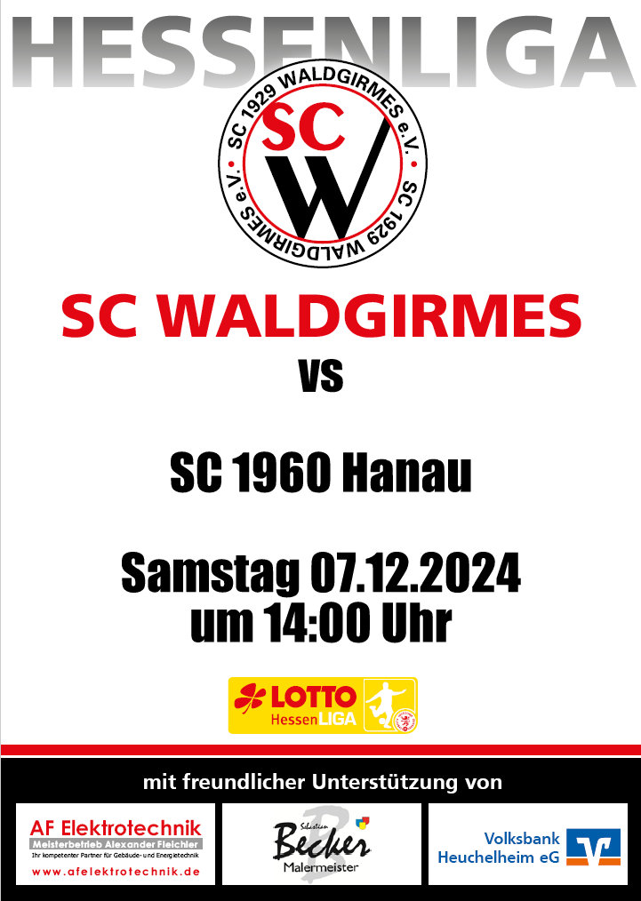 Spieltag SCW I/U23 KW49 2024